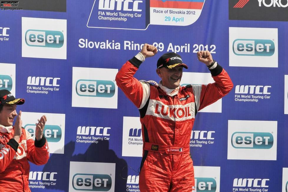 Aleksei Dudukalo (Lukoil) Gabriele Tarquini (Lukoil) Alain Menu (Chevrolet) 