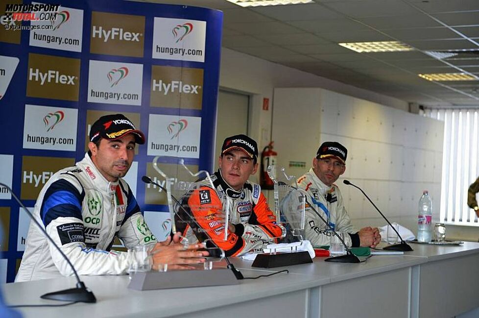 Mehdi Bennani (Proteam), Norbert Michelisz (Zengö), Alain Menu (Chevrolet) 