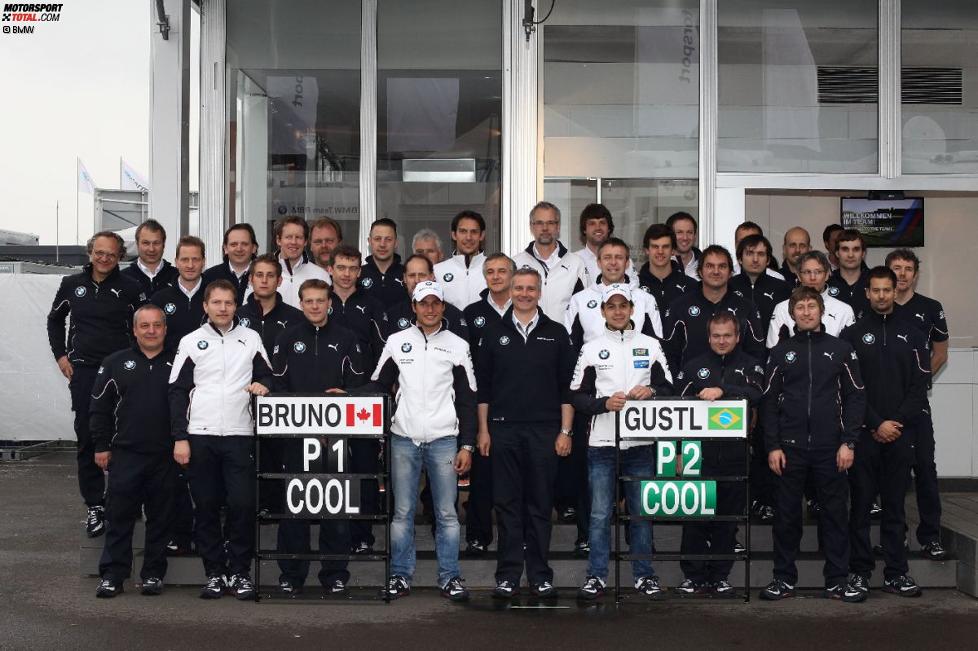 Bruno Spengler (Schnitzer) Jens Marquardt (BMW Motorsport Direktor) Augusto Farfus (BMW Team RBM) 