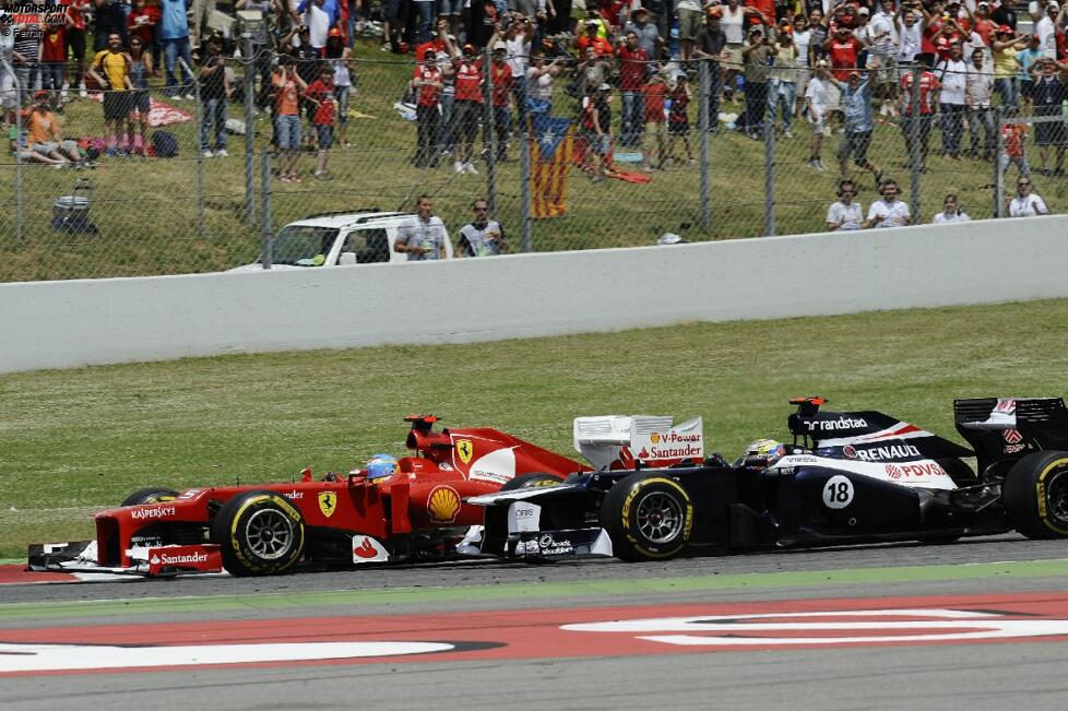 Fernando Alonso (Ferrari) Pastor Maldonado (Williams)