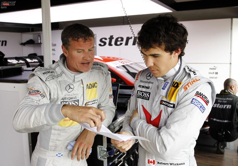 David Coulthard (Mücke-Mercedes) und Robert Wickens (Mücke-Mercedes) 