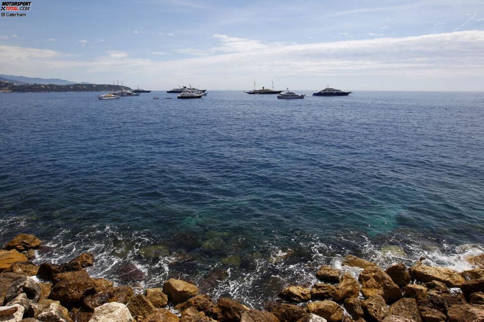 Blick auf die Küste vor Monaco