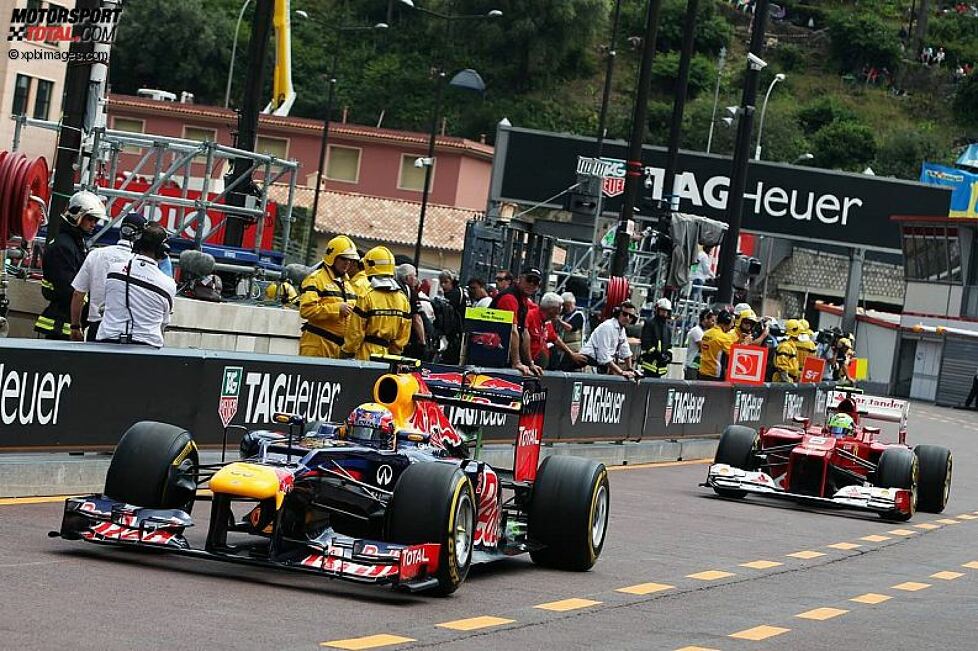 Mark Webber (Red Bull) und Felipe Massa (Ferrari) 