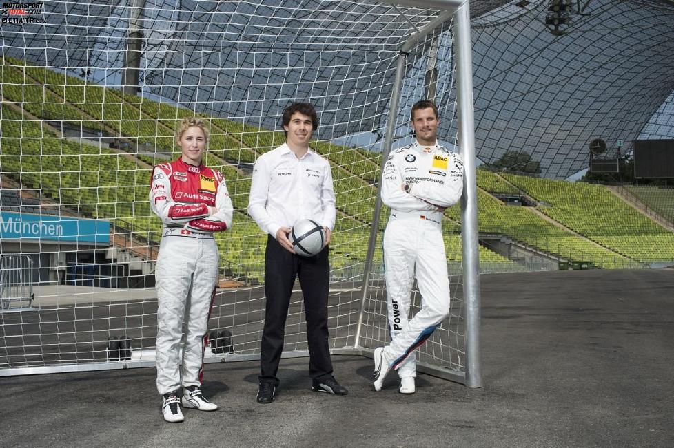 Rahel Frey (Abt-Audi), Robert Wickens (Mücke-Mercedes) und Martin Tomczyk (RMG) 