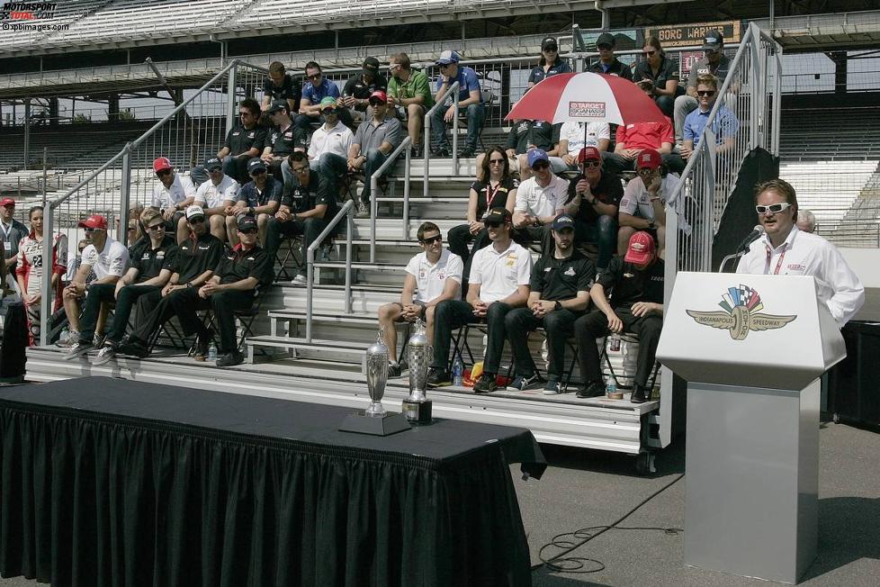 Drivers Meeting in Indianapolis