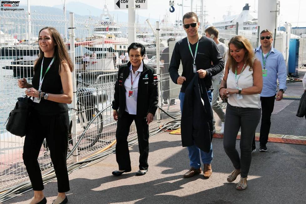 Die Deutsche Fußballnationalmannschaft zu Besuch bei der Formel 1 in Monte Carlo