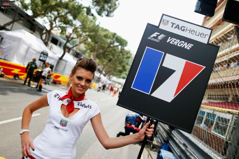 Gridgirl von Jean-Eric Vergne (Toro Rosso) 