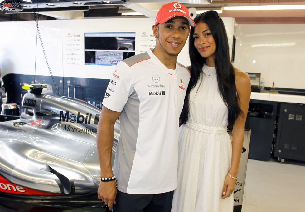 Lewis Hamilton (McLaren) und Nicole Scherzinger