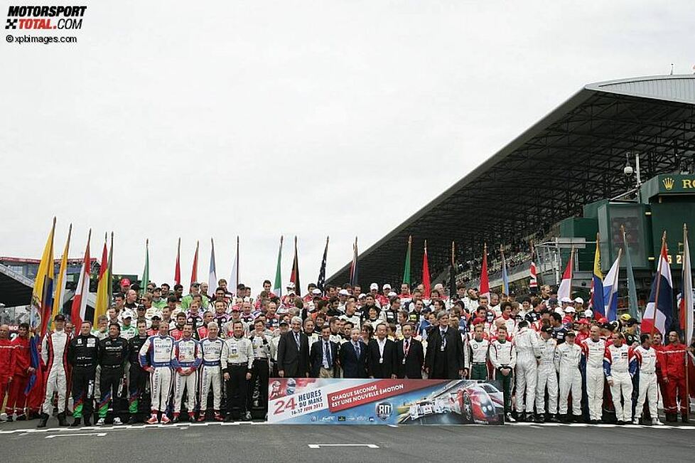 Das Starterfeld der 24 Stunden von Le Mans 2012