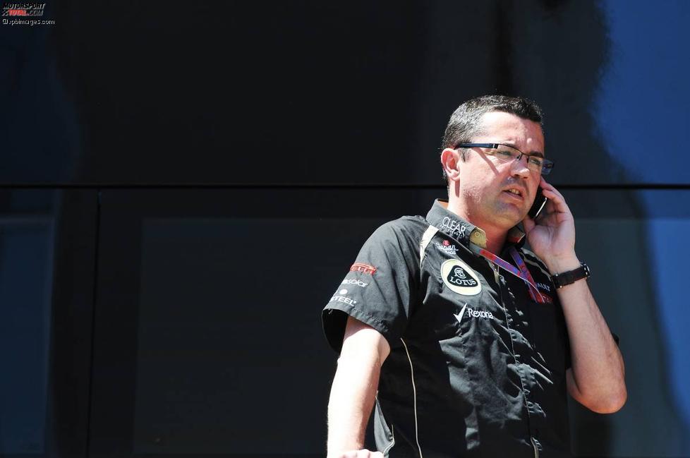 Eric Boullier (Lotus-Teamchef) 