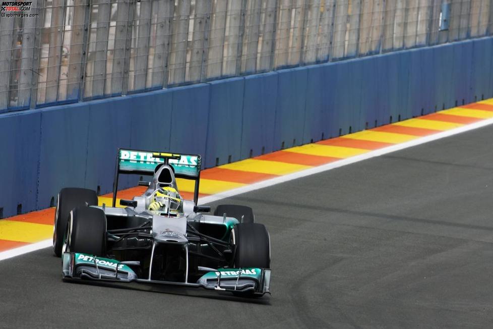 Nico Rosberg (Mercedes) am Freitag in Valencia