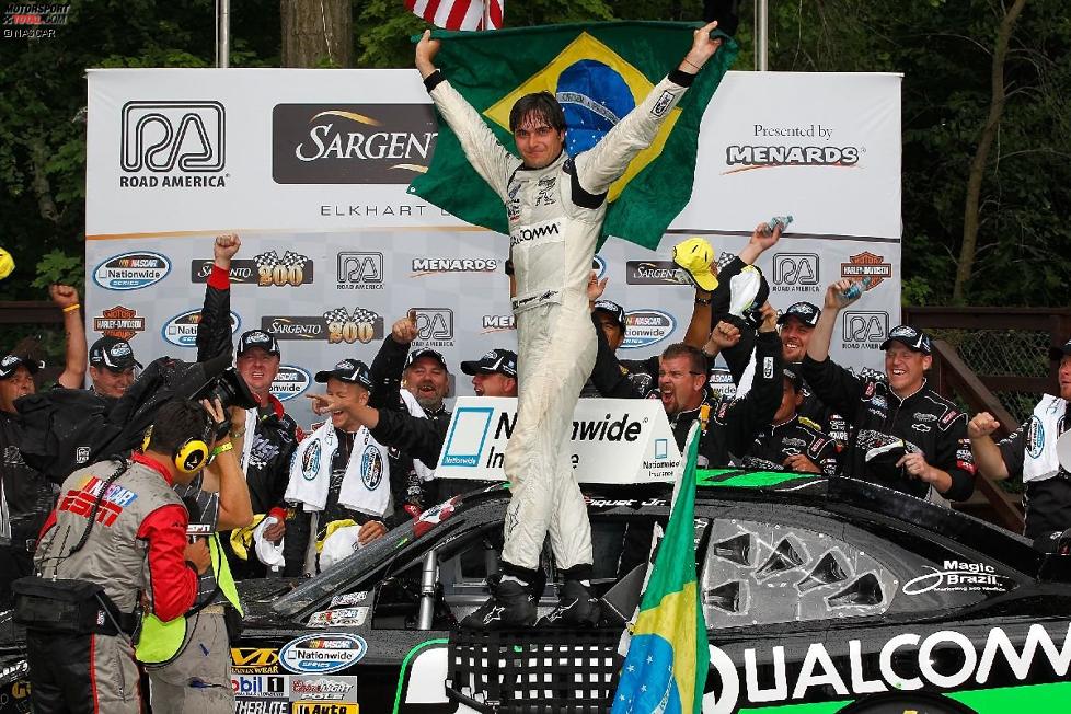 Nelson Piquet Jun. ist der erste Brasilianer in der Victory Lane eines NASCAR-Rennens