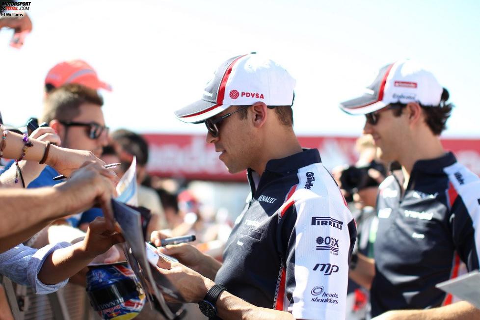 Pastor Maldonado (Williams) und Bruno Senna (Williams) 