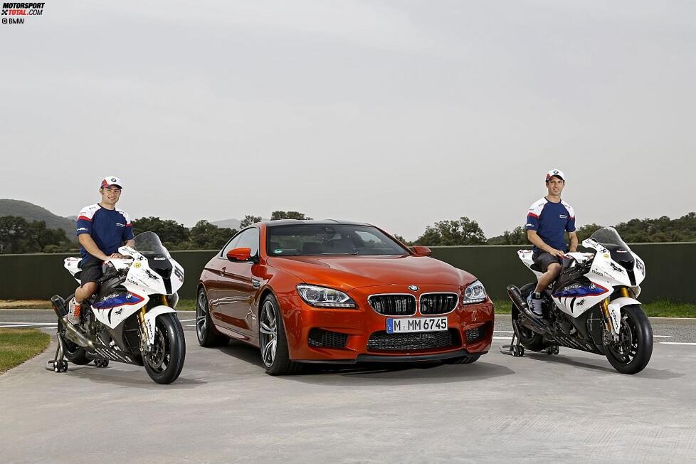 Marco Melandri, Leon Haslam und das BMW M6 Coupé