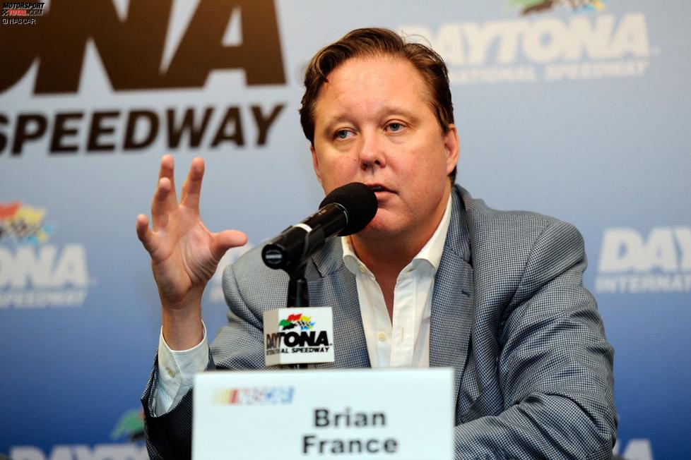 NASCAR-Chef Brian France bei seiner Halbzeitanalyse