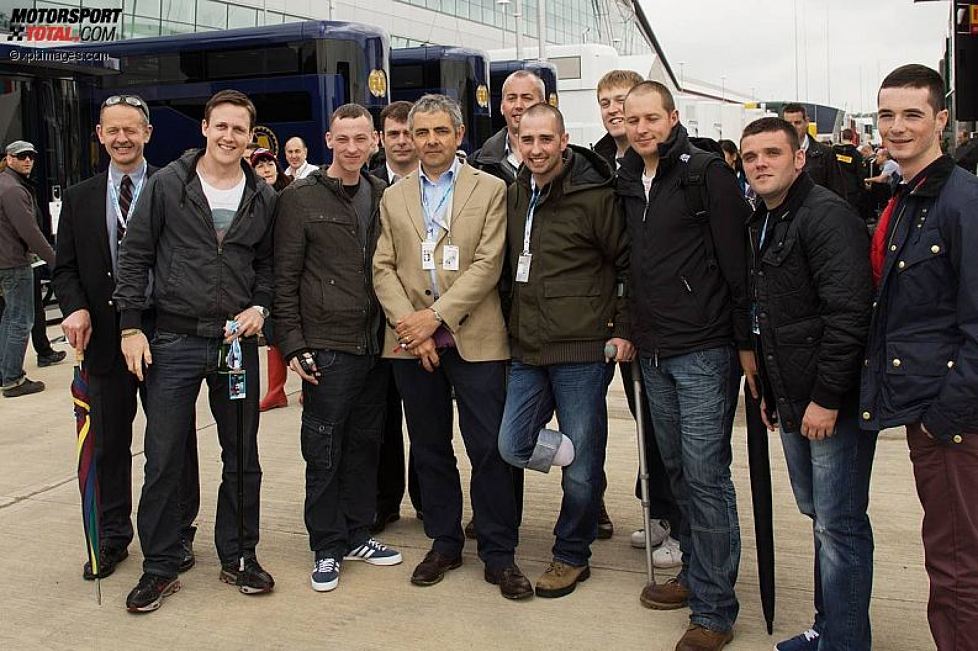 Rowan Atkinson zu Besuch in Silverstone