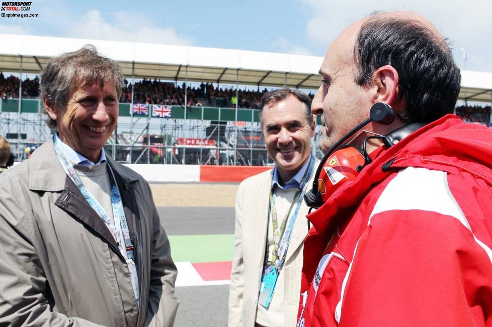 Ex-Mercedes-Motorenchef Mario Illien und Luca Marmorini (Ferrari)