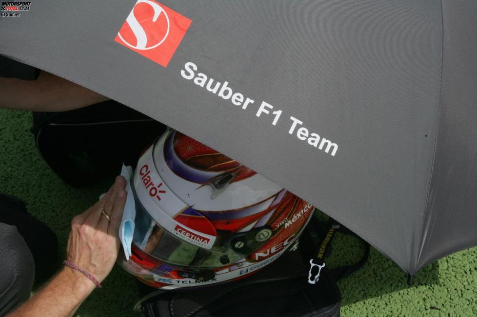 Helm von Kamui Kobayashi (Sauber)