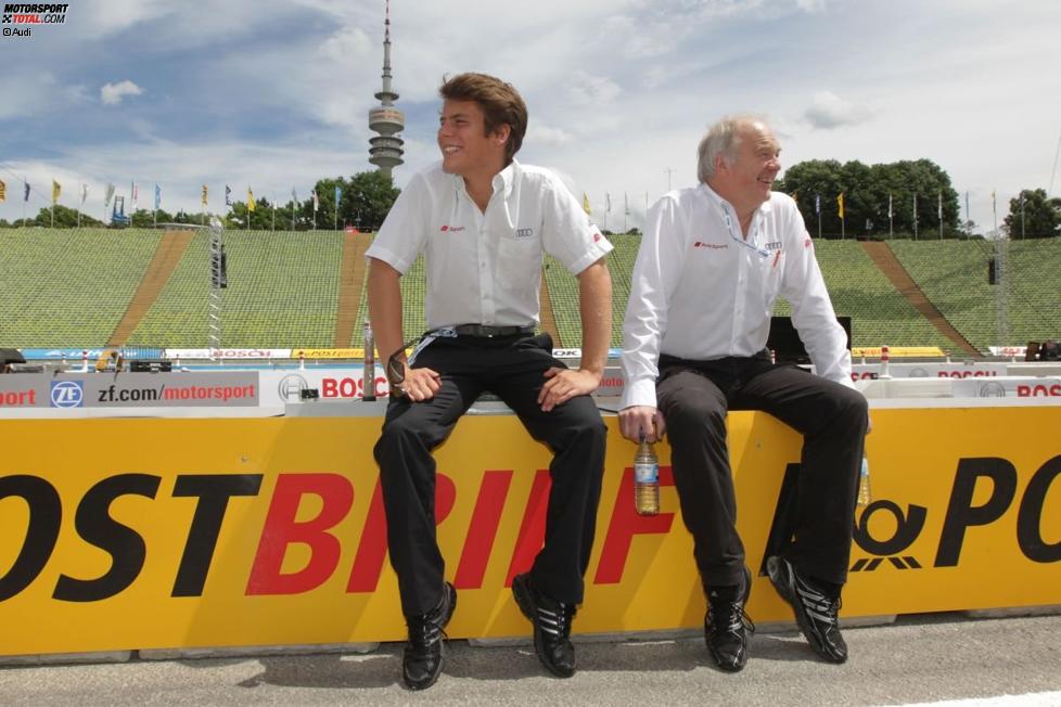 Adrien Tambay (Abt-Audi) und sein Renningenieur Dave Benbow
