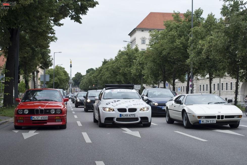 Martin Tomczyk (RMG-BMW), Bruno Spengler (Schnitzer-BMW) und Dirk Werner (Schnitzer-BMW) 