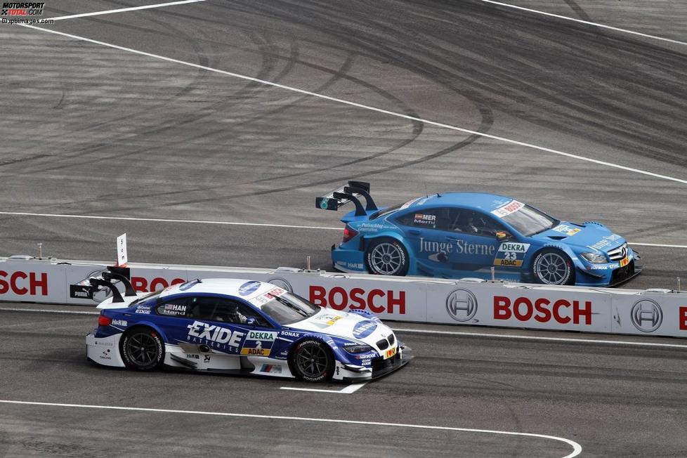Joey Hand (RMG-BMW) und Roberto Merhi (Persson-Mercedes) 