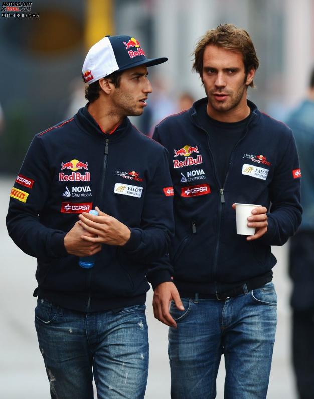 Daniel Ricciardo (Toro Rosso) und Jean-Eric Vergne (Toro Rosso) 