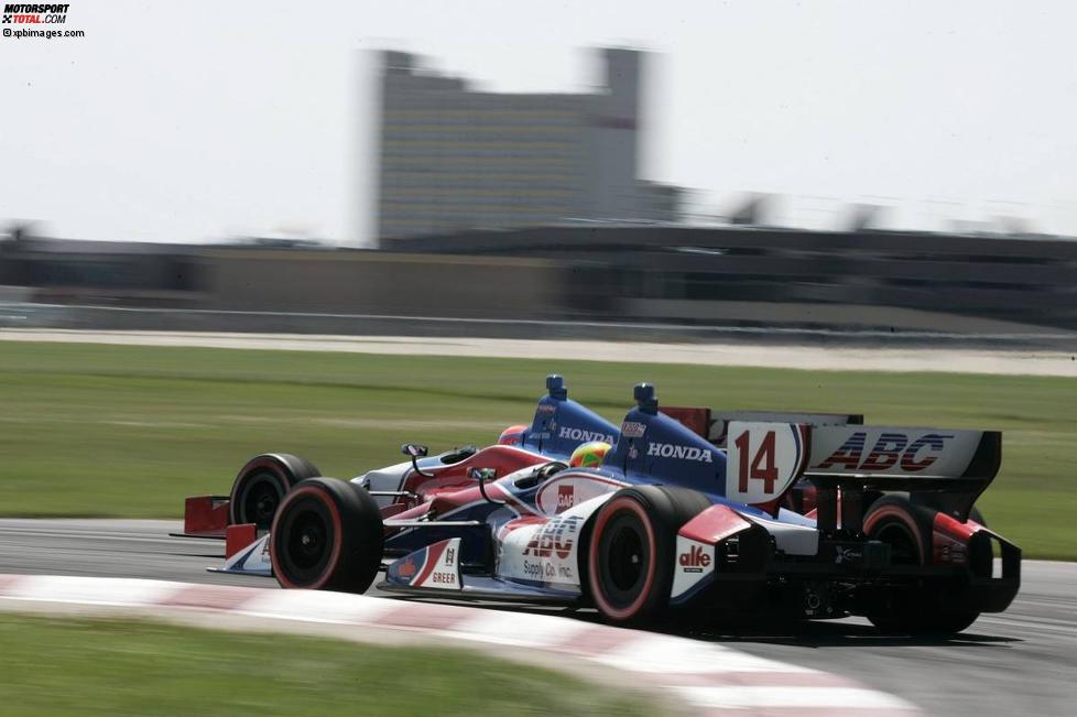 Mike Conway (Foyt) und James Jakes (Dale Coyne) 