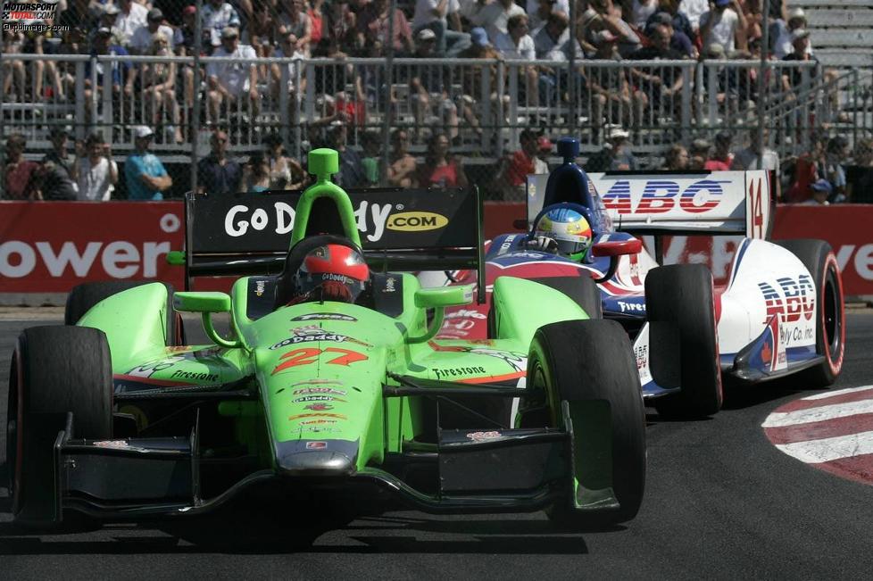 James Hinchcliffe (Andretti) und Mike Conway (Foyt) 