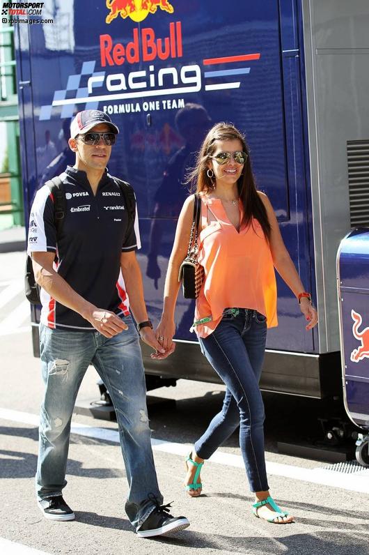 Pastor Maldonado (Williams) mit Freundin Gabriella Tarkany beim Großen Preis von Ungarn