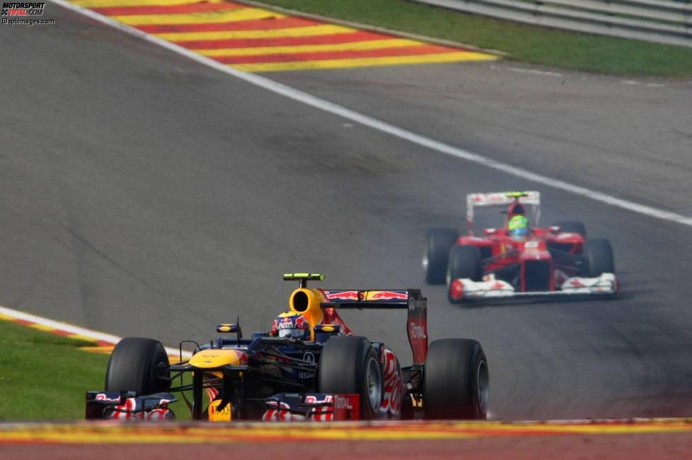 Mark Webber (Red Bull) und Felipe Massa (Ferrari) 