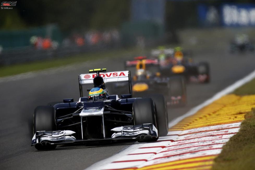 Bruno Senna (Williams) und Sebastian Vettel (Red Bull) 