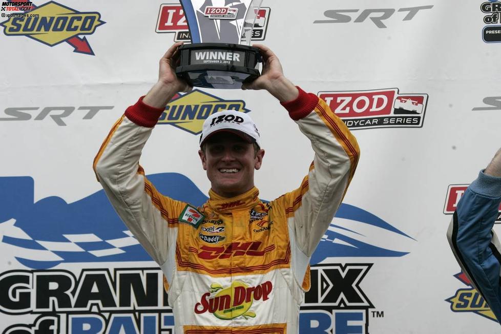Ryan Hunter-Reay klopft nach seinem Sieg in Baltimore an die Tür zu seinem ersten IndyCar-Titel