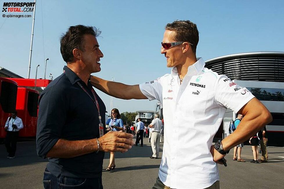 Jean Alesi und Michael Schumacher (Mercedes) 