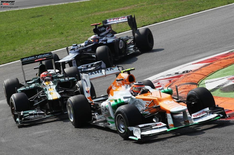 Nico Hülkenberg (Force India) und Heikki Kovalainen (Caterham) 