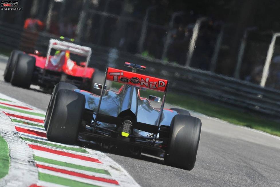 Jenson Button (McLaren) ging in Monza leer aus.