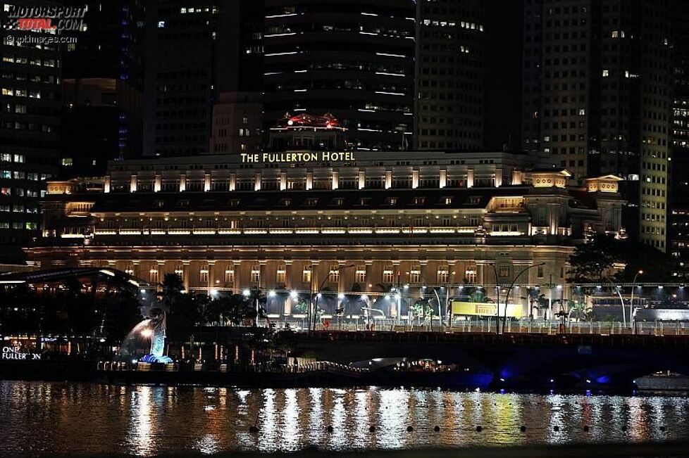 Atmosphäre in Singapur: Das Fullerton-Hotel