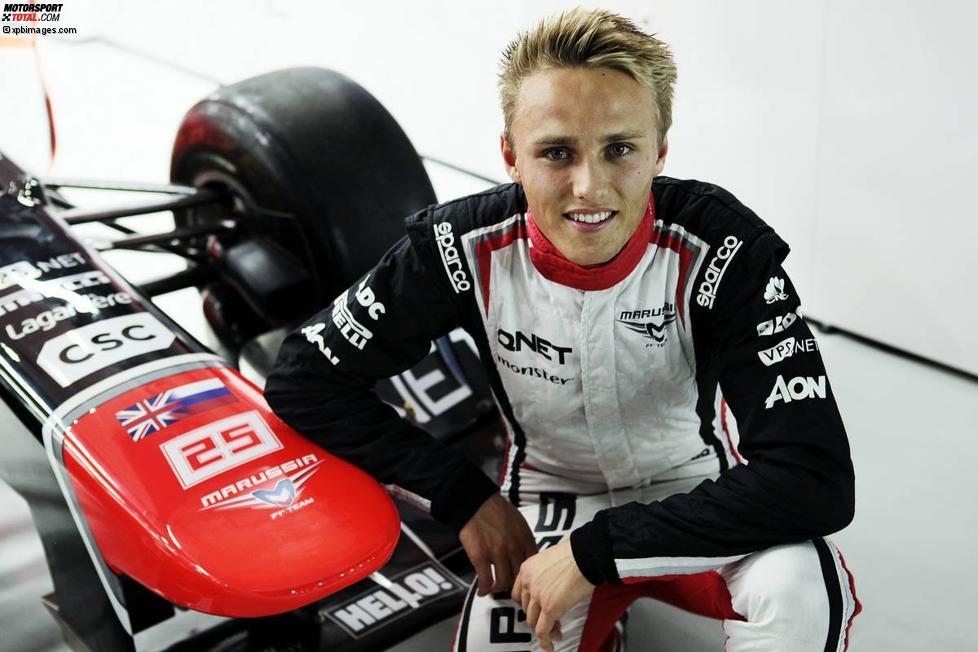 Max Chilton (Marussia), neuer Ersatzfahrer für Timo Glock und Charles Pic