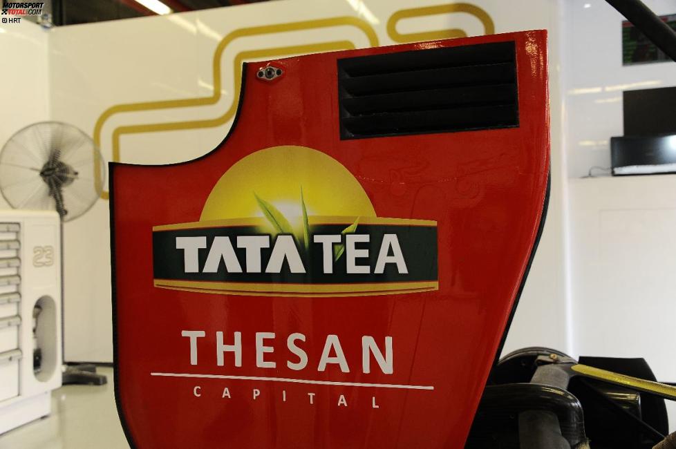 Tata Tea, der neue Sponsor des HRT-Teams