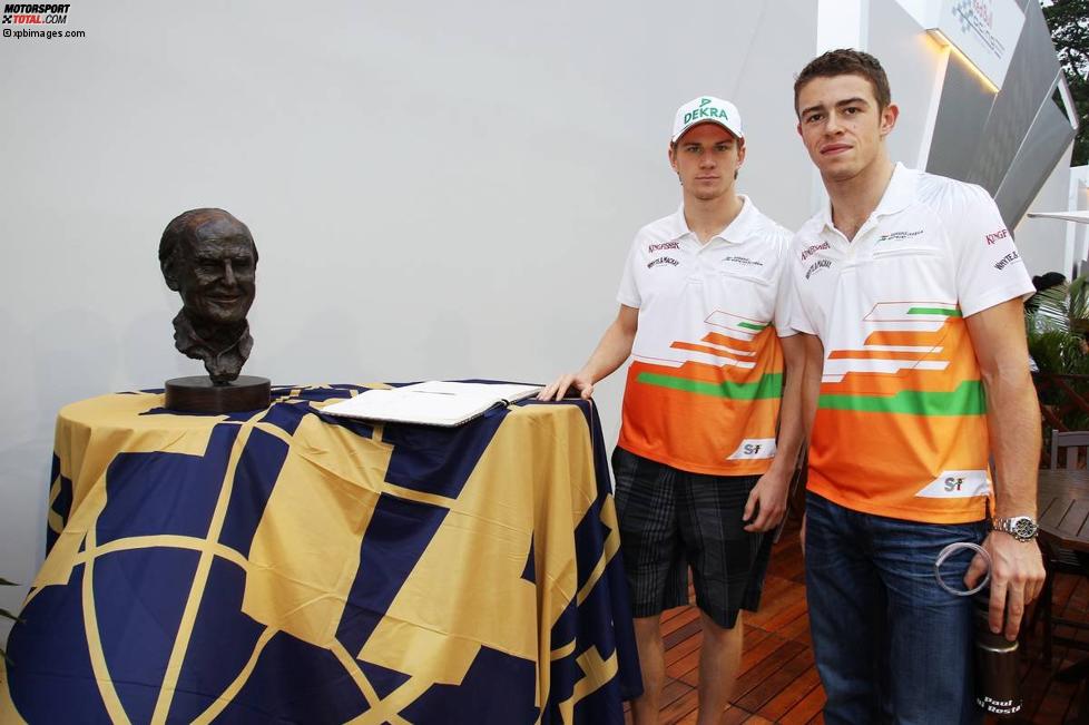 Nico Hülkenberg (Force India) und Paul di Resta (Force India) 