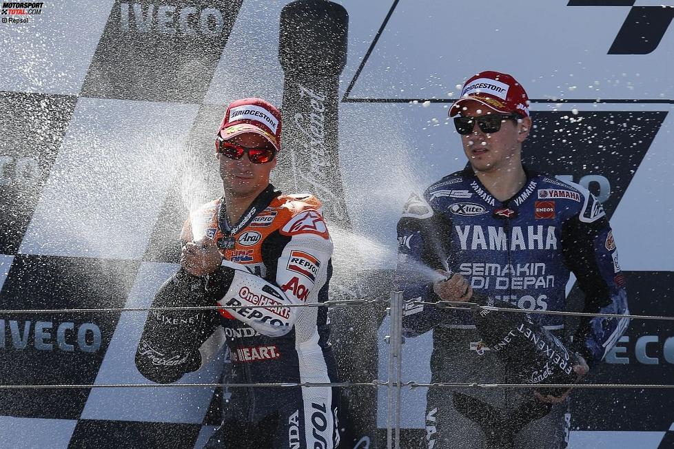 Jorge Lorenzo und Daniel Pedrosa 