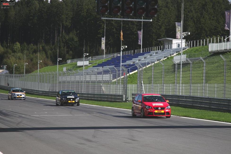 Im VW Polo Cup nahmen die Teilnehmer den Red-Bull-Ring unter die Räder