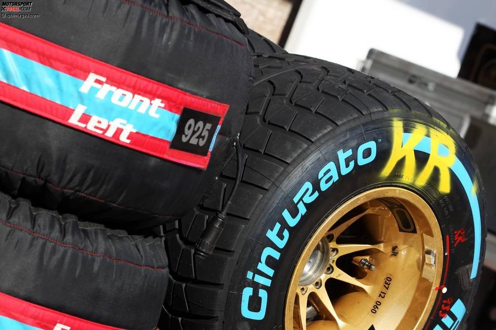 Schlechtwetter-Reifen für Kimi Räikkönen (Lotus) 