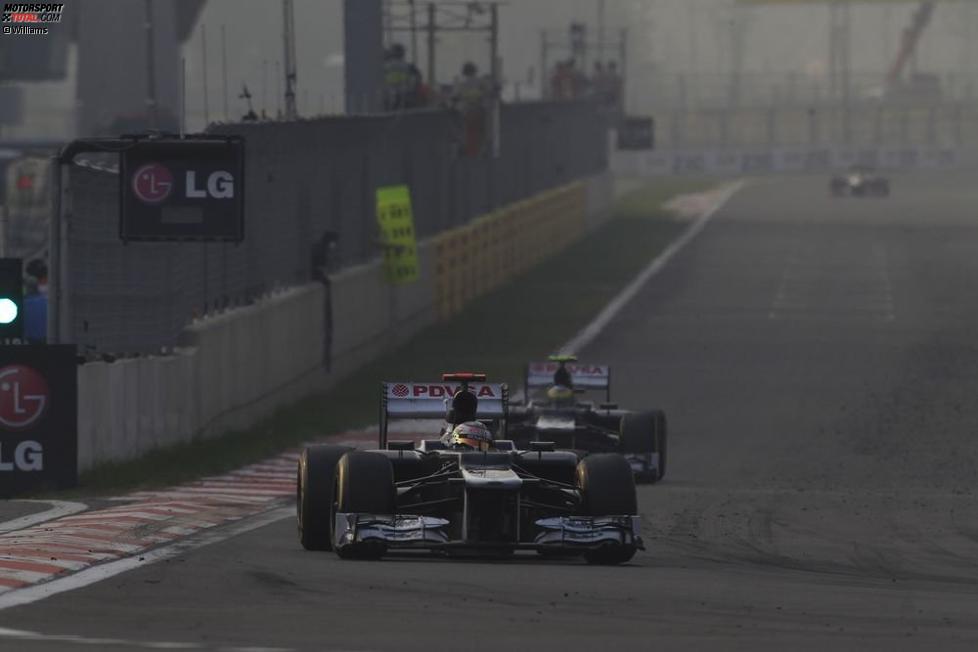 Pastor Maldonado (Williams) und Bruno Senna (Williams) 