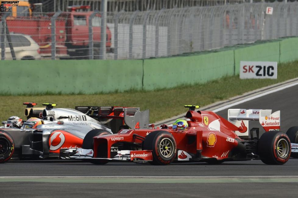 Lewis Hamilton und und Felipe Massa 