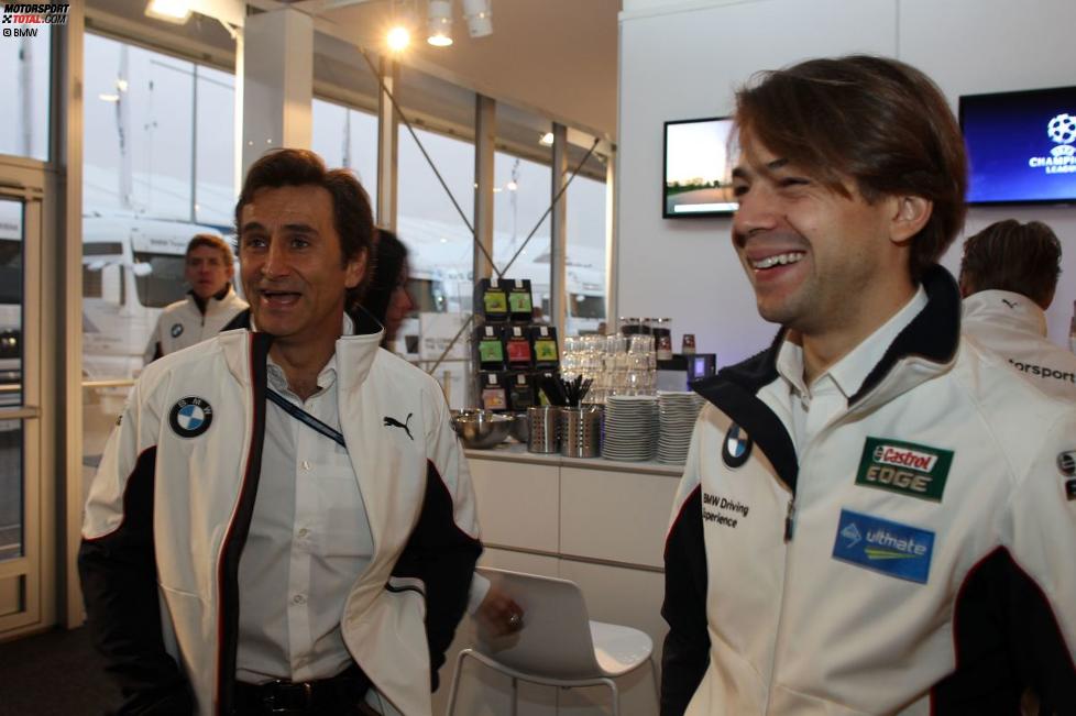 Augusto Farfus (RBM-BMW) und  Alessandro Zanardi 