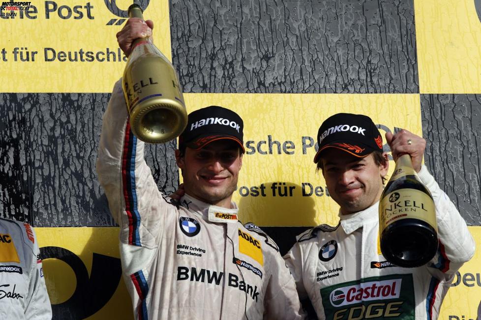 Bruno Spengler (Schnitzer-BMW) und Augusto Farfus (RBM-BMW) 