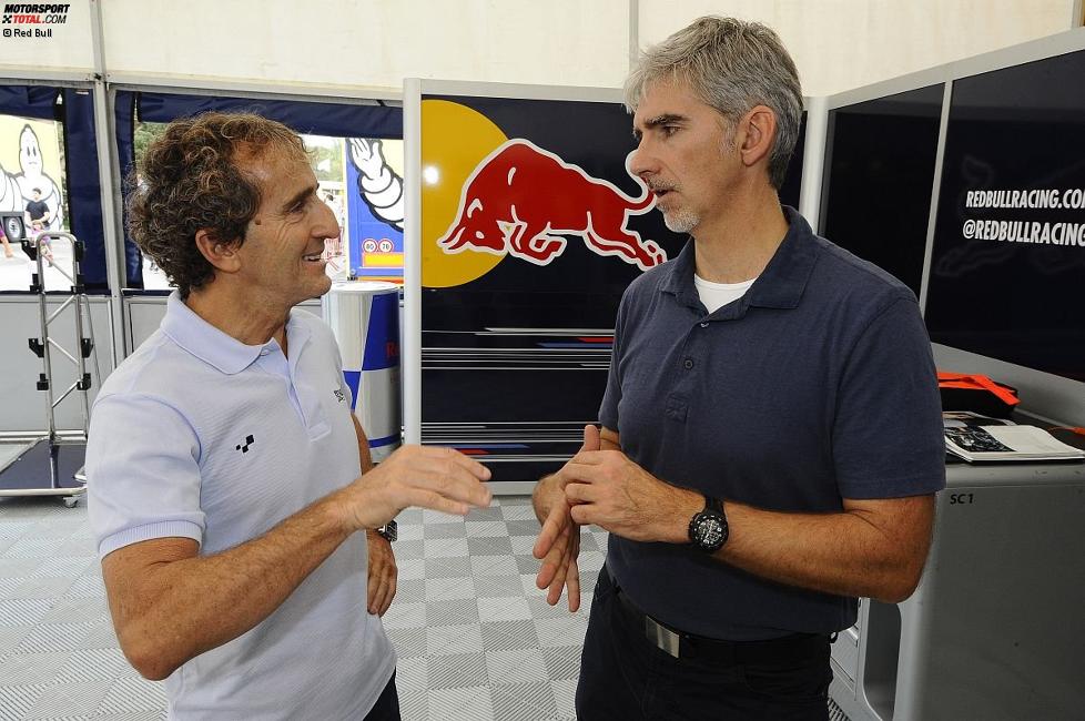 Alain Prost und Damon Hill