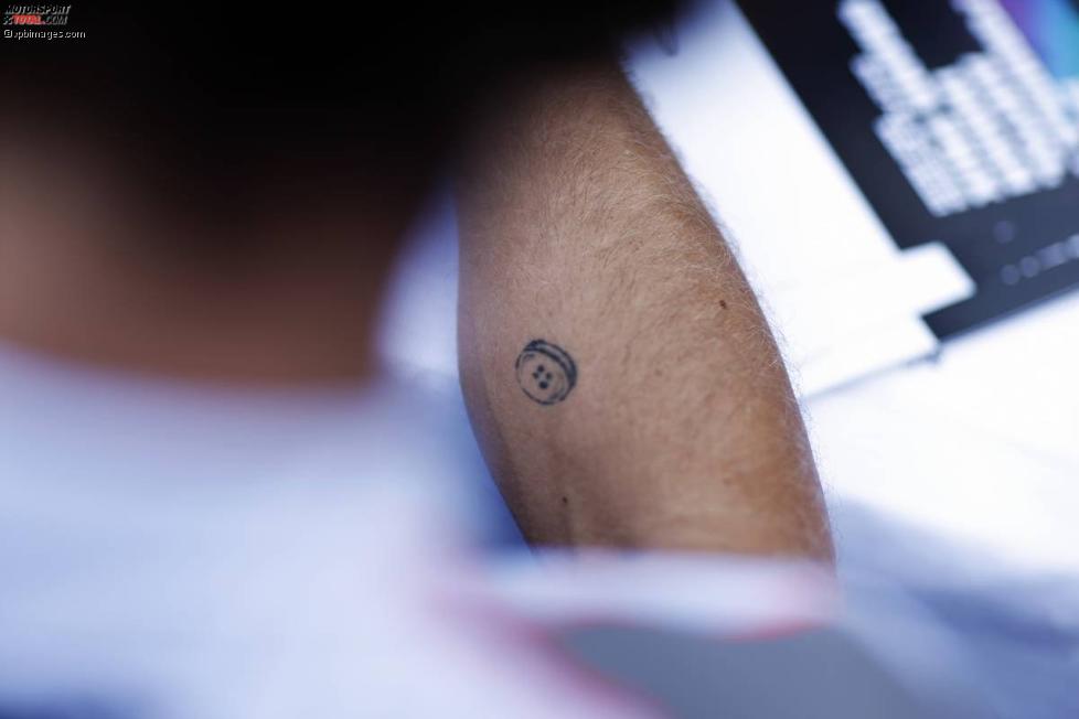 Tattoo von Jenson Button (McLaren) 