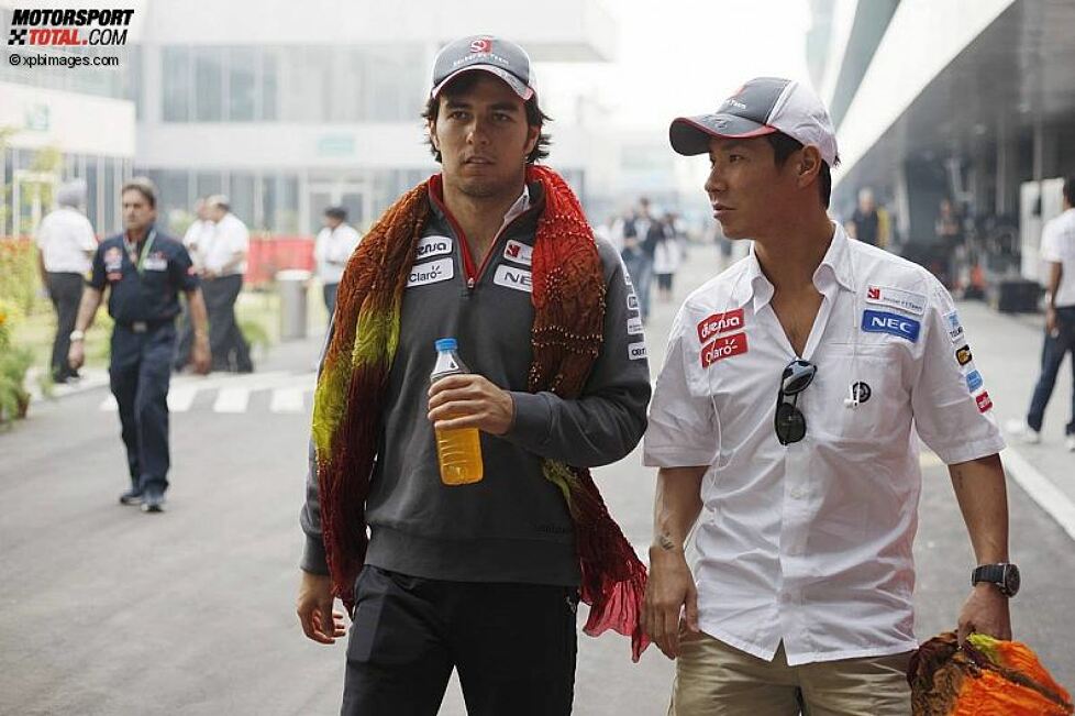 Sergio Perez (Sauber) und Kamui Kobayashi (Sauber) 