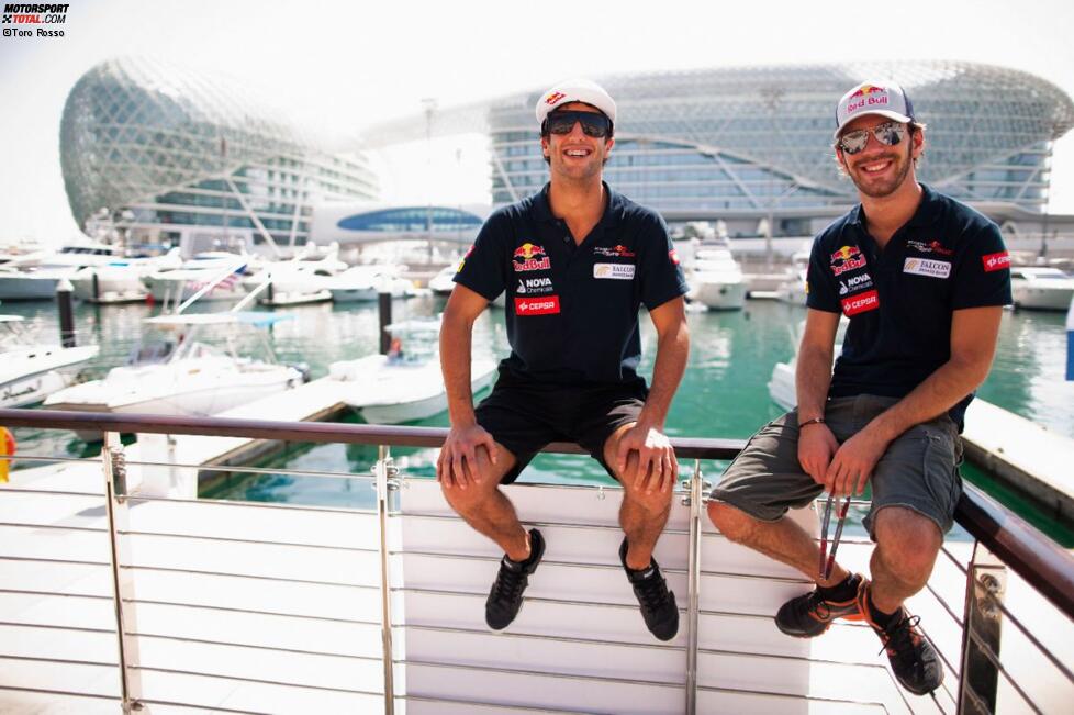 Daniel Ricciardo (Toro Rosso) und Jean-Eric Vergne (Toro Rosso) 